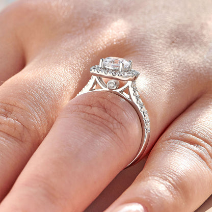 Newshe Jewellery Wedding Rings for Women AAAAA Cz 925 Sterling Silver Engagement Bridal Band Set Enhancers and Wraps